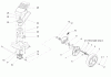 Toro 20012 - 22" Recycler Lawnmower, 2005 (250000001-250999999) Ersatzteile FRONT AXLE AND TRANSMISSION ASSEMBLY