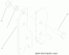 Toro 92-6833 - Adaptor Kit, for mounting 48" Snow Blade 79252 to 240 Series Yard Tractor Ersatzteile HITCH PLATE ASSEMBLY #2