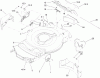 Toro 20012 - 22" Recycler Lawnmower, 2006 (260000001-260999999) Ersatzteile DECK, SIDE CHUTE AND REAR DOOR ASSEMBLY