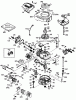 Toro 20013 - 22" Recycler Lawnmower, 2004 (240000001-240999999) Ersatzteile ENGINE ASSEMBLY NO. 2 TECUMSEH LEV120-362003A