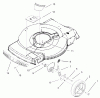 Toro 20013 - 22" Recycler Lawnmower, 2004 (240000001-240999999) Ersatzteile FRONT AXLE AND WHEEL ASSEMBLY