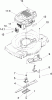 Toro 20013 - 22" Recycler Lawnmower, 2005 (250000001-250999999) Ersatzteile ENGINE AND BLADE ASSEMBLY