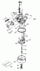 Toro 20014 - 22" Recycler Lawnmower, 2002 (220000001-220300000) Ersatzteile CARBURETOR NO. 640303 TECUMSEH-LEV120-361542B