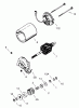 Toro 20014 - 22" Recycler Lawnmower, 2002 (220000001-220300000) Ersatzteile ELECTRIC STARTER NO. 35709 TECUMSEH-LEV120-361542B