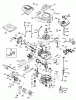 Toro 20014 - 22" Recycler Lawnmower, 2002 (220000001-220300000) Ersatzteile ENGINE ASSEMBLY TECUMSEH MODEL NO. LEV120-362004A