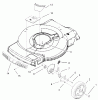Toro 20014 - 22" Recycler Lawnmower, 2002 (220000001-220300000) Ersatzteile FRONT AXLE AND WHEEL ASSEMBLY