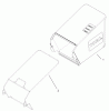 Toro 20014 - 22" Recycler Lawnmower, 2002 (220000001-220300000) Ersatzteile REAR BAG ASSEMBLY