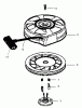 Toro 20014 - 22" Recycler Lawnmower, 2002 (220000001-220300000) Ersatzteile RECOIL STARTER ASSEMBLY NO. 590739 TECUMSEH MODE LEV120-361561B