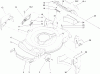 Toro 20018 - 22" Recycler Lawnmower, 2003 (230000001-230999999) Ersatzteile DECK, SIDE CHUTE AND REAR DOOR ASSEMBLY