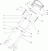 Toro 20018 - 22" Recycler Lawnmower, 2003 (230000001-230999999) Ersatzteile HANDLE ASSEMBLY