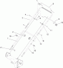 Toro 20016 - 22" Recycler Lawnmower, 2004 (240000001-240999999) Ersatzteile 2 BAIL HP HANDLE ASSEMBLY