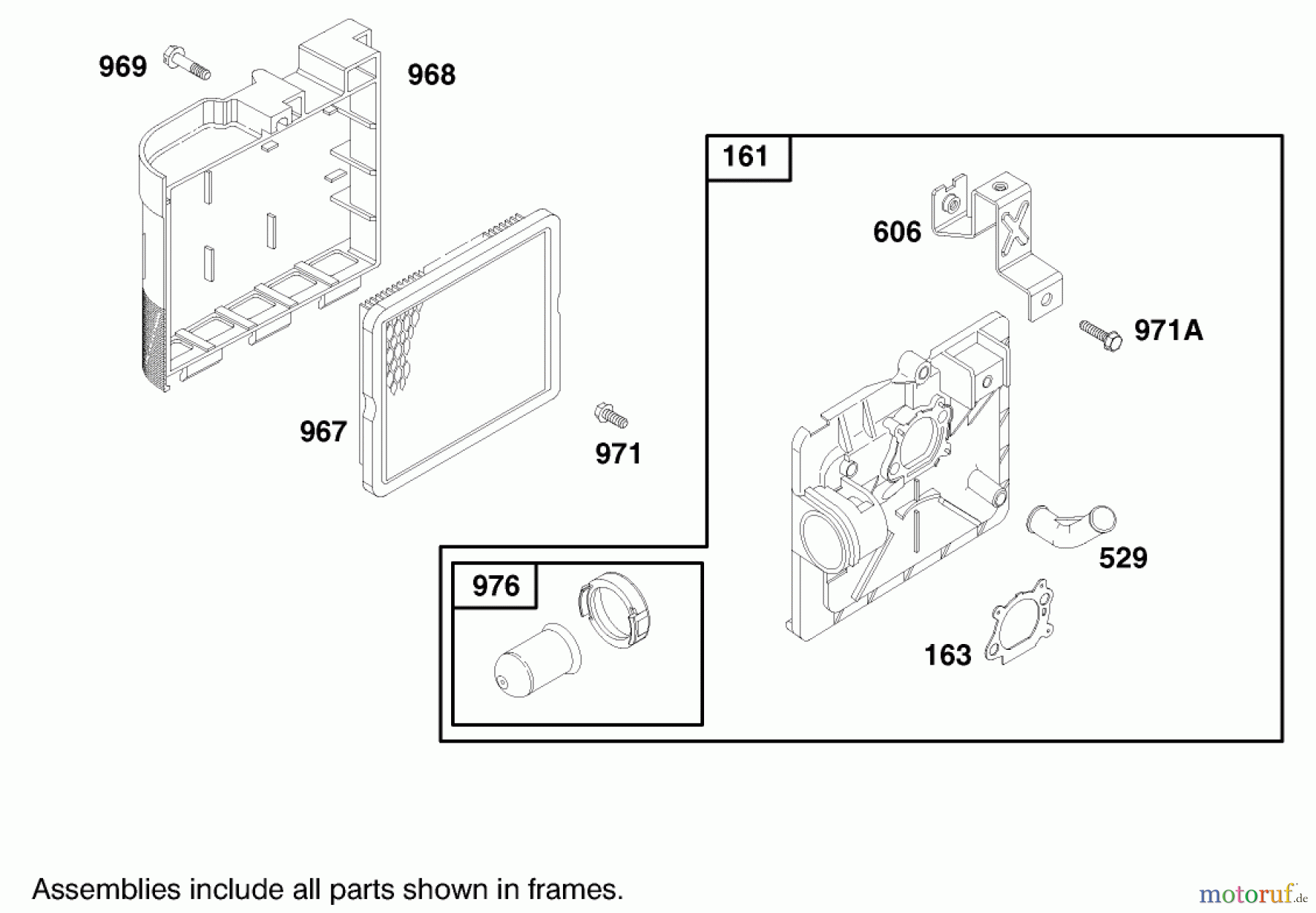 Toro Neu Mowers, Walk-Behind Seite 1 20021 (R-21S1B) - Toro Recycler Mower, R-21S1B, 2000 (200000001-200999999) ENGINE BRIGGS & STRATTON MODEL 12H807-1760-E1 (MODEL NO. 20021 SERIAL NO. 9940000-9941632) #4