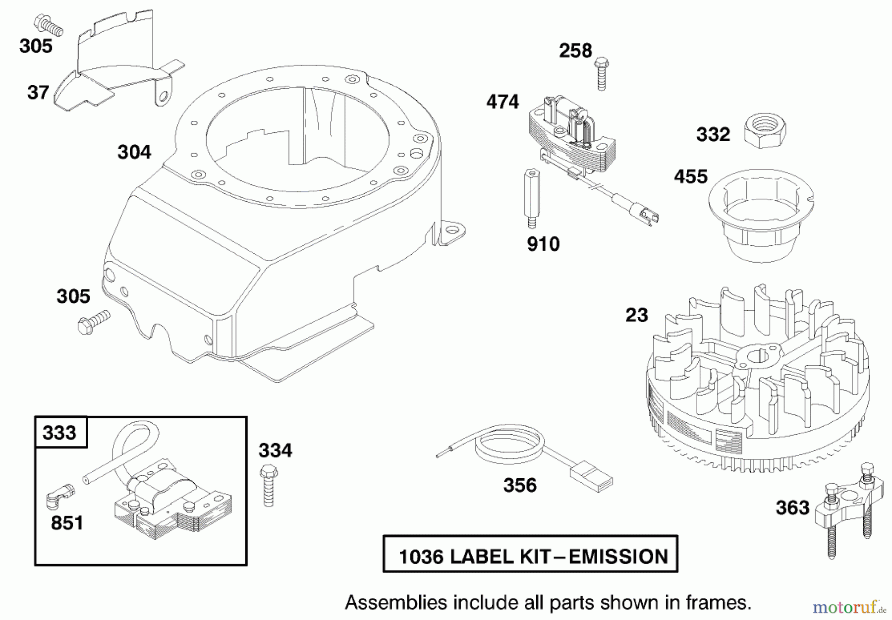 Toro Neu Mowers, Walk-Behind Seite 1 20021 (R-21S1B) - Toro Recycler Mower, R-21S1B, 2000 (200000001-200999999) ENGINE BRIGGS & STRATTON MODEL 12H807-1760-E1 (MODEL NO. 20021 SERIAL NO. 9940000-9941632) #6
