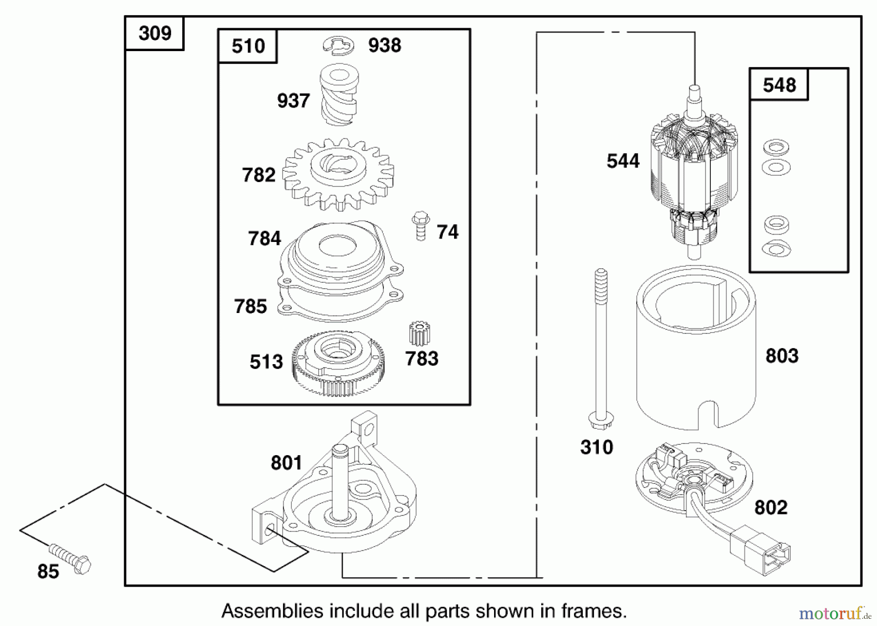 Toro Neu Mowers, Walk-Behind Seite 1 20021 (R-21S1B) - Toro Recycler Mower, R-21S1B, 2000 (200000001-200999999) ENGINE BRIGGS & STRATTON MODEL 12H807-1760-E1 (MODEL NO. 20021 SERIAL NO. 9940000-9941632) #9