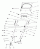 Toro 20022 (R-21S) - Recycler Mower, R-21S, 2001 (210000001-210999999) Ersatzteile HANDLE ASSEMBLY