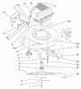 Toro 20025 - Recycler Mower, 2001 (210000001-210999999) Ersatzteile ENGINE ASSEMBLY