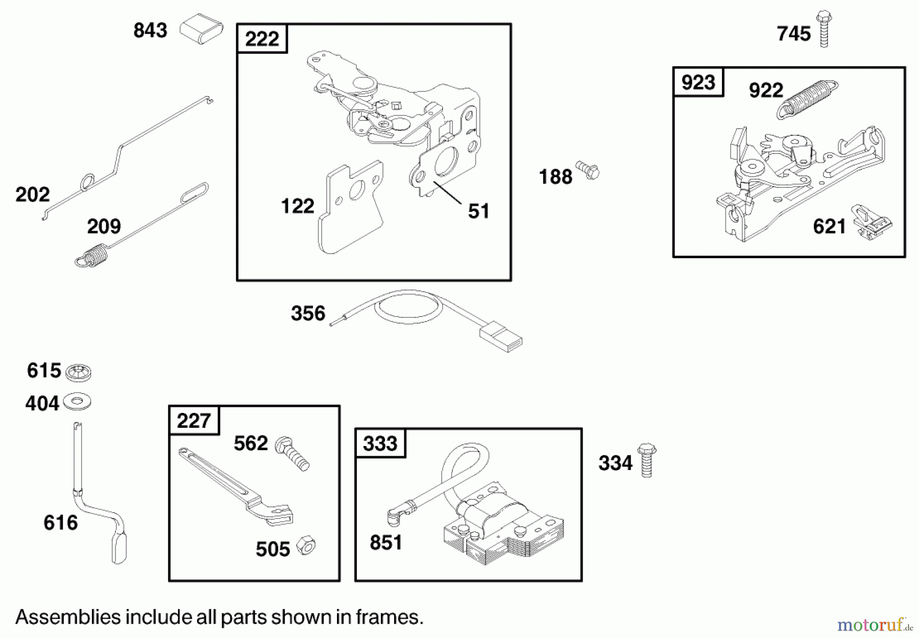 Toro Neu Mowers, Walk-Behind Seite 1 20027 (R-21OSB) - Toro Recycler Mower, R-21OSB, 1999 (9900001-9999999) ENGINE BRIGGS & STRATTON MODEL 122602-0150-E1 #5