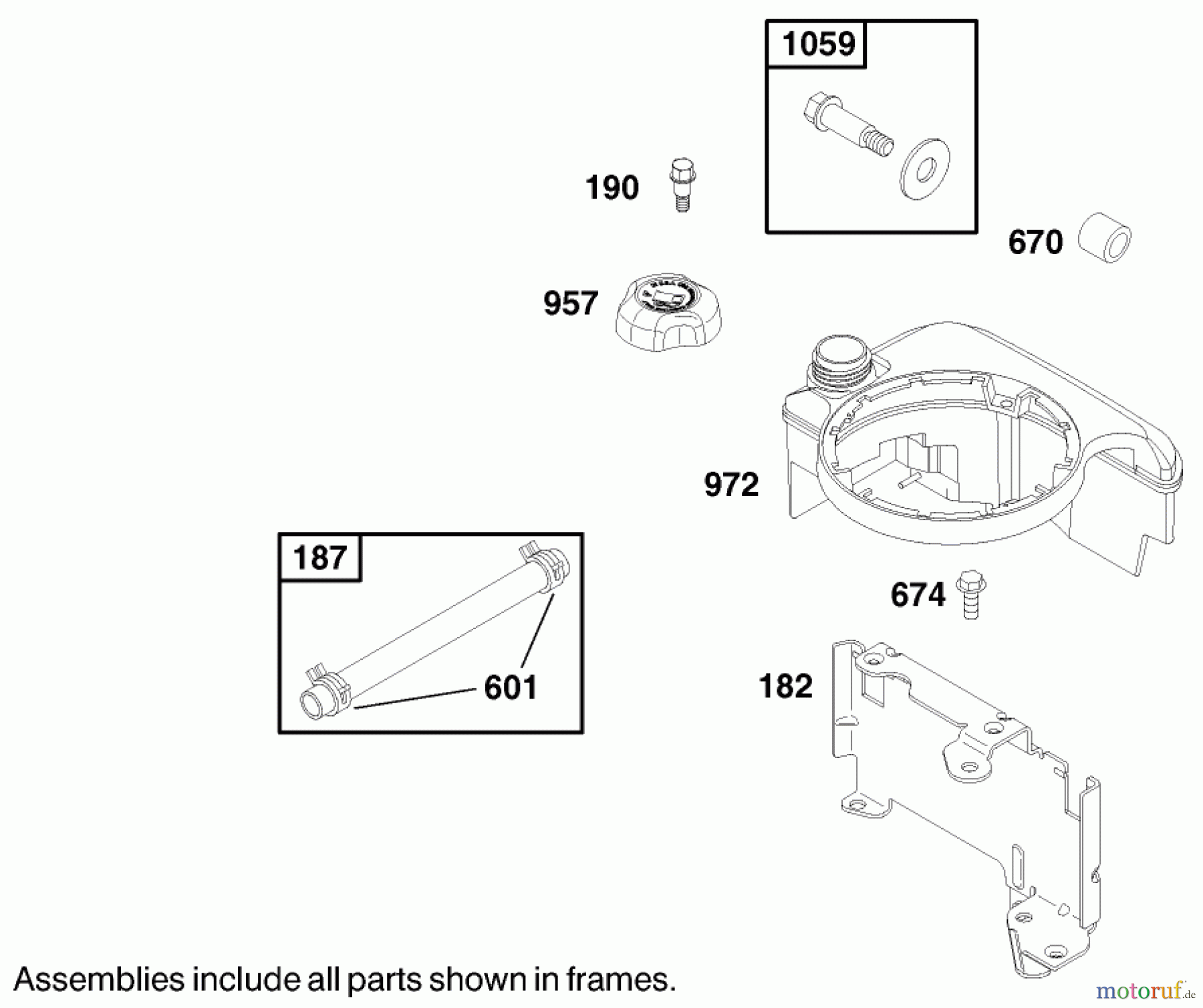 Toro Neu Mowers, Walk-Behind Seite 1 20027 (R-21OSB) - Toro Recycler Mower, R-21OSB, 2000 (200000001-200999999) ENGINE BRIGGS & STRATTON MODEL 122602-0150-E1 #7