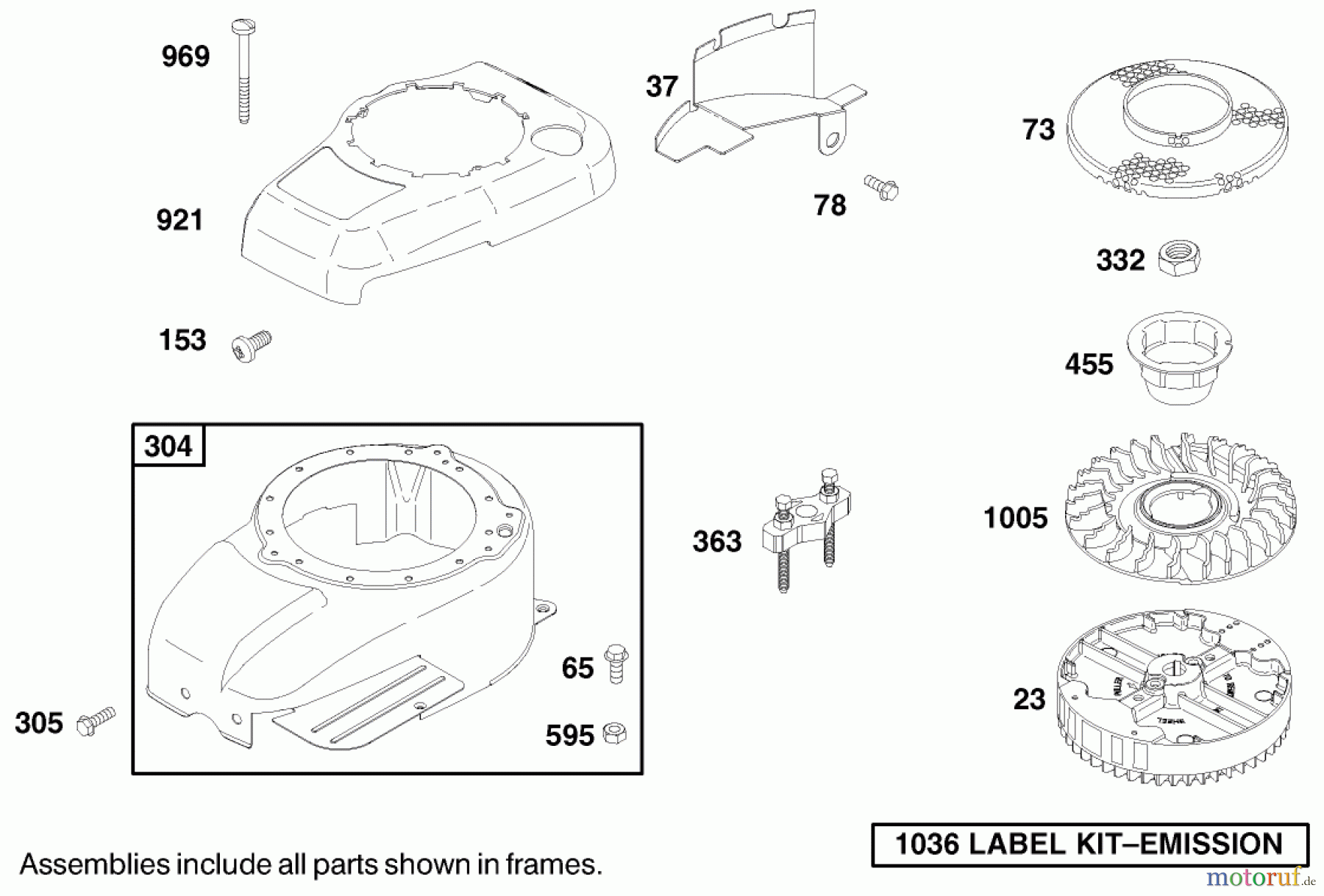 Toro Neu Mowers, Walk-Behind Seite 1 20027 (R-21OSB) - Toro Recycler Mower, R-21OSB, 1999 (9900001-9999999) ENGINE BRIGGS & STRATTON MODEL 122602-0150-E1 #8