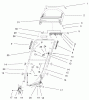 Toro 20027 (R-21OSB) - Recycler Mower, R-21OSB, 1999 (9900001-9999999) Ersatzteile HANDLE & CONTROLS ASSEMBLY