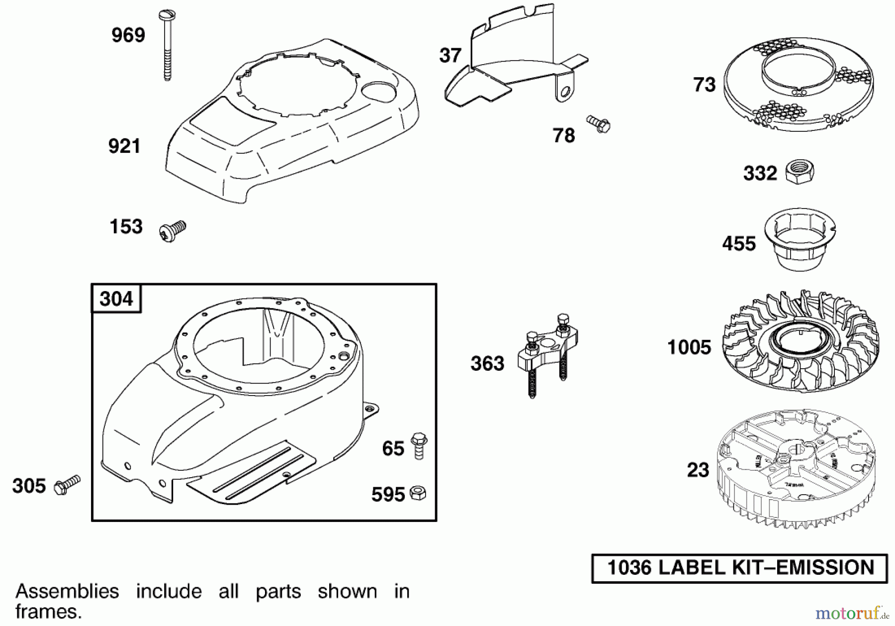 Toro Neu Mowers, Walk-Behind Seite 1 20027 (R-21OSB) - Toro Recycler Mower, R-21OSB, 2001 (210000001-210999999) ENGINE BRIGGS & STRATTON MODEL 122602-0150-E1 #8