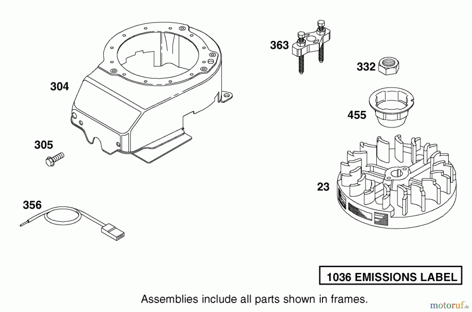 Toro Neu Mowers, Walk-Behind Seite 1 20030 (SR-21P) - Toro Super Recycler Mower, SR-21P, 2001 (210000001-210999999) BLOWER HOUSING ASSEMBLY BRIGGS AND STRATTON MODEL 12H802-1776-B1