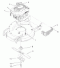 Toro 20033 - Super Recycler Mower, 2002 (220000001-220999999) Ersatzteile ENGINE AND BLADE ASSEMBLY