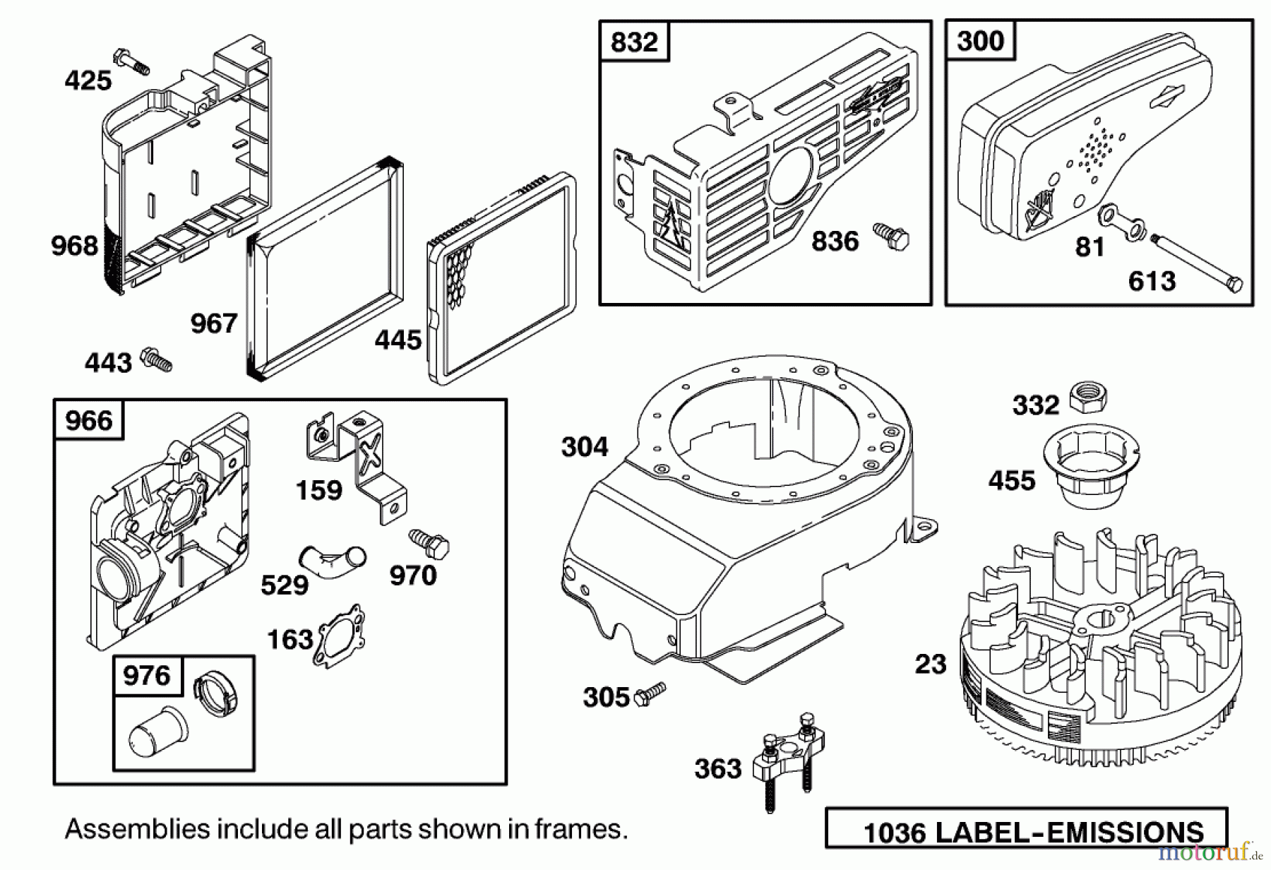Toro Neu Mowers, Walk-Behind Seite 1 20035 (R-21SE) - Toro Recycler Mower, R-21SE, 2001 (210000001-210999999) ENGINE BRIGGS & STRATTON MODEL 12J805-2370-B1 #5