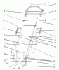 Toro 20036 - Super Recycler Mower, 2004 (240000001-240999999) Ersatzteile HANDLE AND CONTROL ASSEMBLY