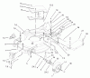 Toro 20036 - Super Recycler Mower, 2004 (240000001-240999999) Ersatzteile HOUSING AND WHEEL ASSEMBLY