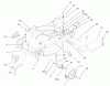 Toro 20038 - Super Recycler Mower with Bag, 2002 (220000001-220999999) Ersatzteile HOUSING AND WHEEL ASSEMBLY