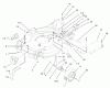 Toro 20039 - Super Recycler Mower with Bag, 2004 (240000001-240999999) Ersatzteile HOUSING AND WHEEL ASSEMBLY