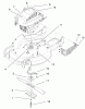 Toro 20042 (SR-21S) - Super Recycler Mower, SR-21S, 2001 (210000001-210999999) Ersatzteile ENGINE AND BLADE ASSEMBLY