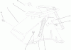 Toro 20042 (SR-21S) - Super Recycler Mower, SR-21S, 2001 (210000001-210999999) Ersatzteile REAR BAGGING DISCHARGE CHUTE ASSEMBLY