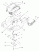 Toro 20045 (SR-21SE) - Super Recycler Mower, SR-21SE, 1999 (9900001-9999999) Ersatzteile ENGINE AND BLADE ASSEMBLY
