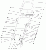 Toro 20045 (SR-21SE) - Super Recycler Mower, SR-21SE, 1999 (9900001-9999999) Ersatzteile HANDLE AND CONTROL ASSEMBLY