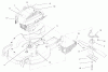 Toro 20045 (SR-21SE) - Super Recycler Mower, SR-21SE, 2001 (210000001-210999999) Ersatzteile ENGINE AND BLADE ASSEMBLY