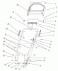 Toro 20045 (SR-21SE) - Super Recycler Mower, SR-21SE, 2001 (210000001-210999999) Ersatzteile HANDLE ASSEMBLY