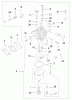 Toro 20046 (SR-21OSK) - Super Recycler Mower, SR-21OSK, 2000 (200000001-200999999) Ersatzteile CARBURETOR ASSEMBLY