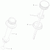 Toro 20046 (SR-21OSK) - Super Recycler Mower, SR-21OSK, 2000 (200000001-200999999) Ersatzteile DIPSTICK & OIL FILTER ASSEMBLY
