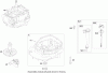 Toro 20047 - 22" Recycler Lawnmower, 2006 (260000001-260999999) Ersatzteile CRANKCASE ASSEMBLY BRIGGS AND STRATTON 125K02-0202-E1