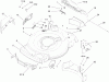 Toro 20047 - 22" Recycler Lawnmower, 2006 (260000001-260999999) Ersatzteile DECK, SIDE CHUTE AND REAR DOOR ASSEMBLY