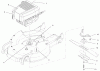 Toro 20048 (SR-21SE) - Super Recycler Mower, SR-21SE, 2001 (210000001-210999999) Ersatzteile ENGINE AND BLADE ASSEMBLY