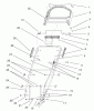 Toro 20048 (SR-21SE) - Super Recycler Mower, SR-21SE, 2001 (210000001-210999999) Ersatzteile HANDLE ASSEMBLY