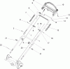 Toro 20049 - 22" Recycler Lawnmower, 2005 (250000001-250999999) Ersatzteile HANDLE ASSEMBLY