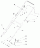 Toro 20053 - Super Recycler Lawn Mower, 2005 (250000001-250999999) Ersatzteile HANDLE ASSEMBLY