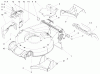 Toro 20053 - Super Recycler Lawn Mower, 2005 (250000001-250999999) Ersatzteile HOUSING ASSEMBLY