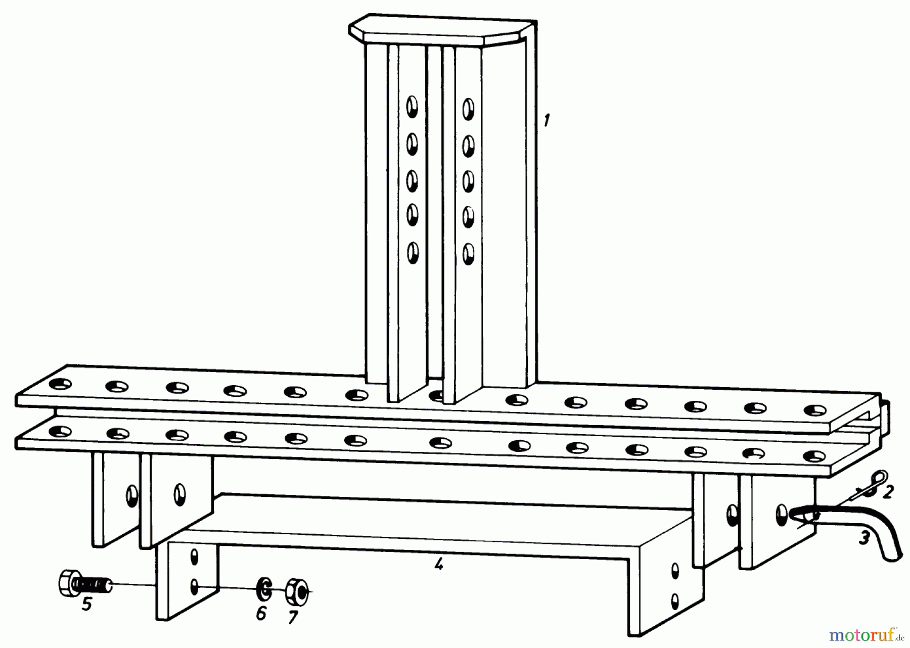 Toro Neu Accessories 85580 - Toro Tool Bar, 1978 PARTS LIST FOR TOOL BAR FACTORY ORDER NUMBER 8-5580