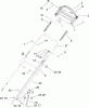 Toro 20054 - Super Recycler Lawn Mower, 2007 (270000001-270999999) Ersatzteile HANDLE ASSEMBLY