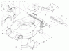 Toro 20055 - Super Recycler Lawn Mower, 2005 (250000001-250999999) Ersatzteile HOUSING ASSEMBLY
